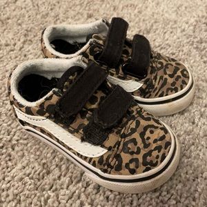 Leopard print vans